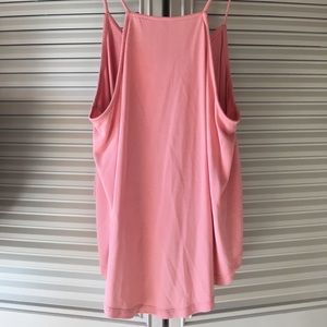 HIGH NECK PEACH TANK TOP